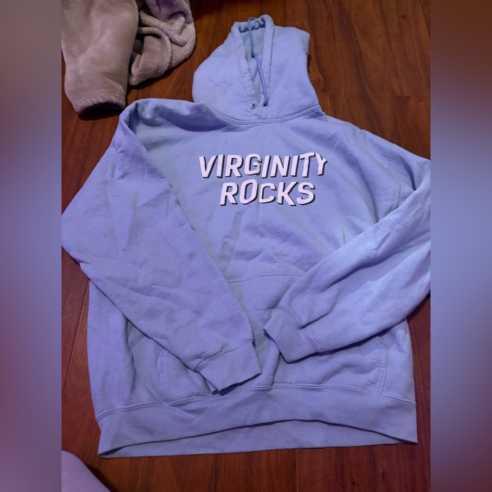 virginity rocks hoodie